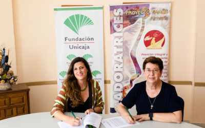 Adoratrices colabora con Unicaja para atender a mujeres en exclusión